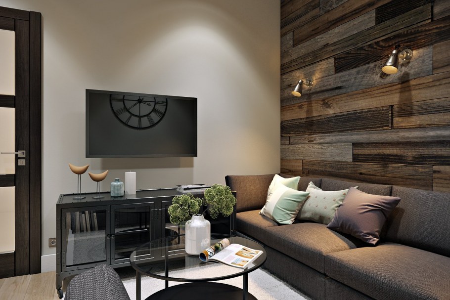 Паркет на стене