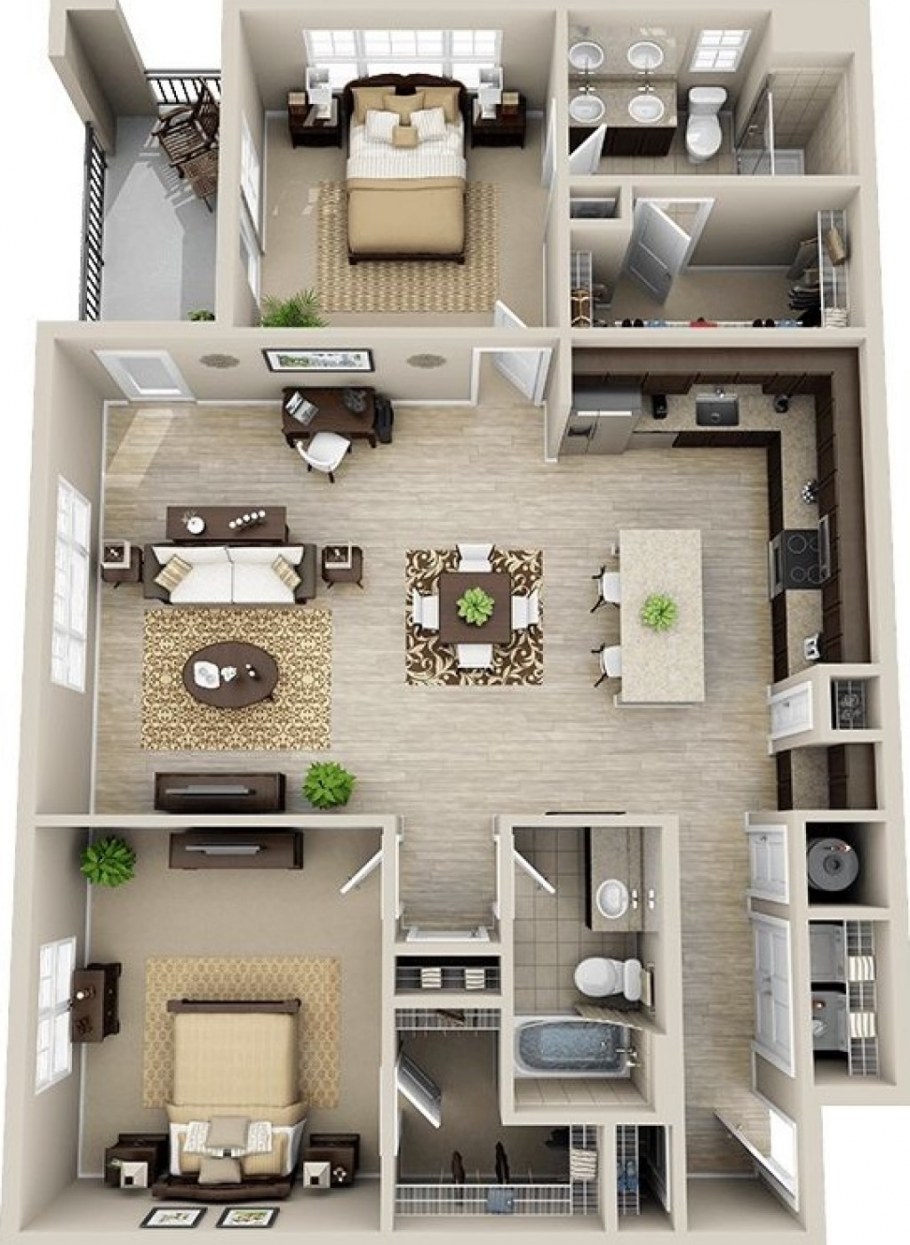 Floorplan 3d проекты