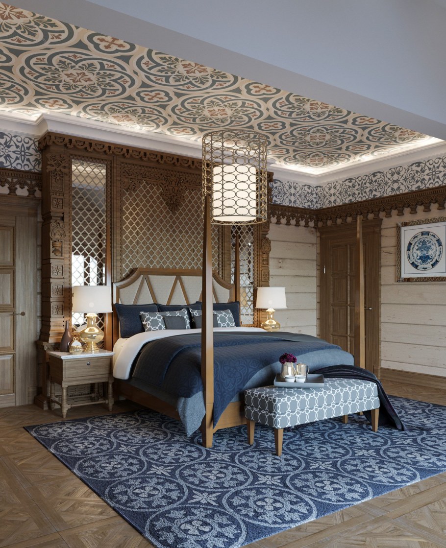 Русский стиль в интерьере