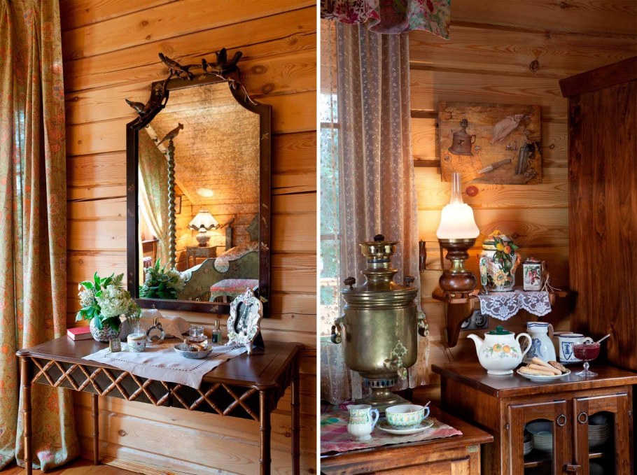 Кровать в русском стиле