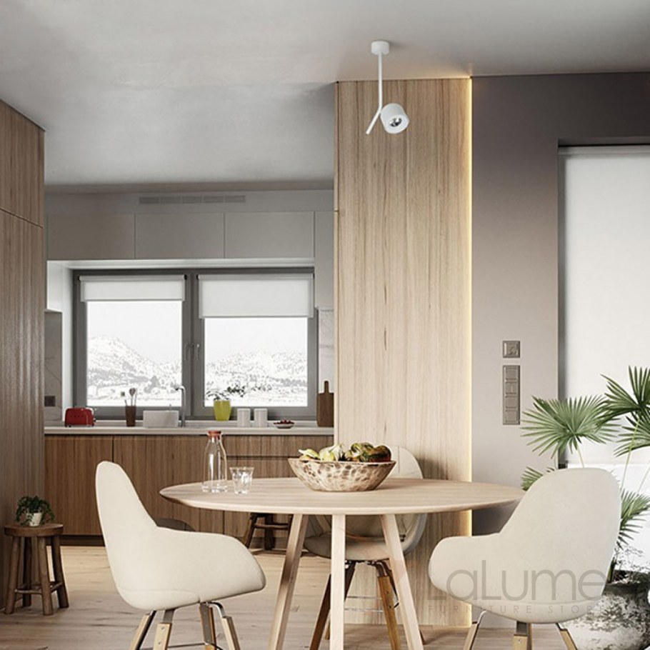 Круглые светильники в интерьере