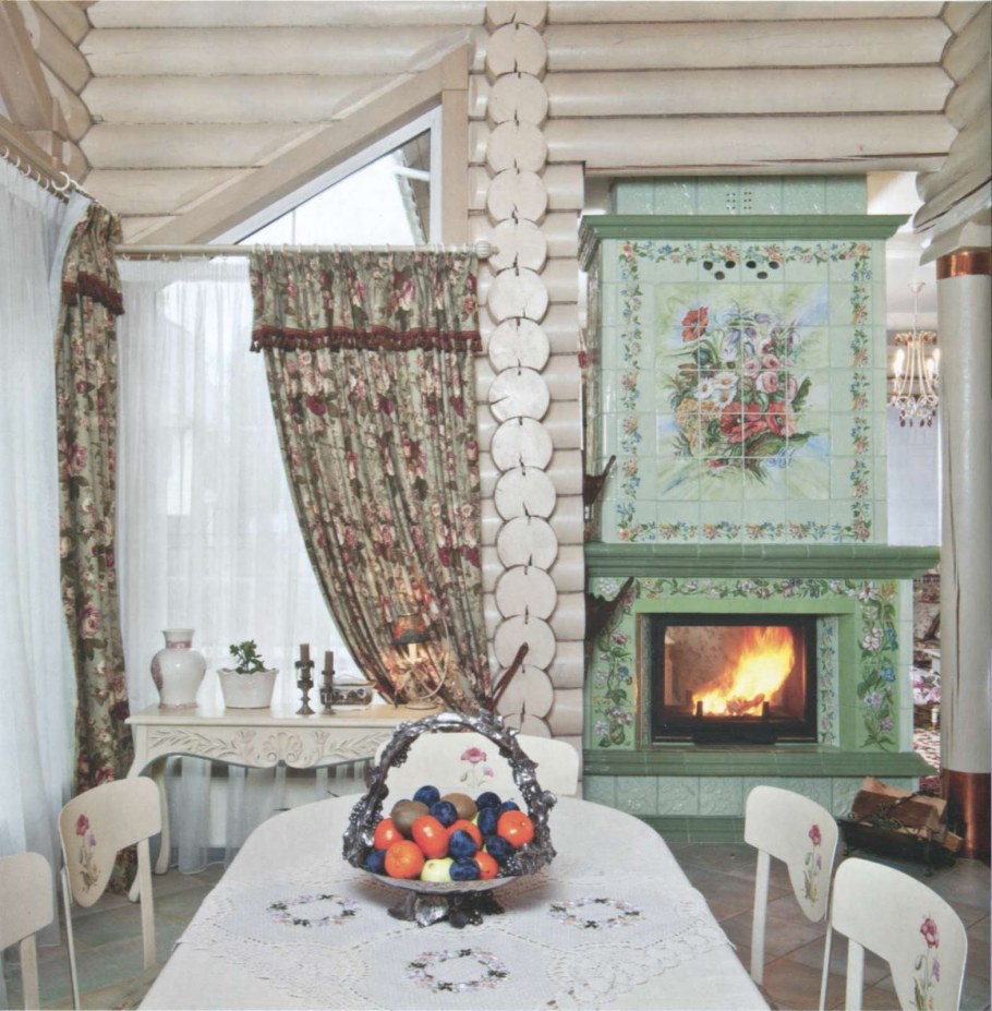 Спальня в мансарде Прованс