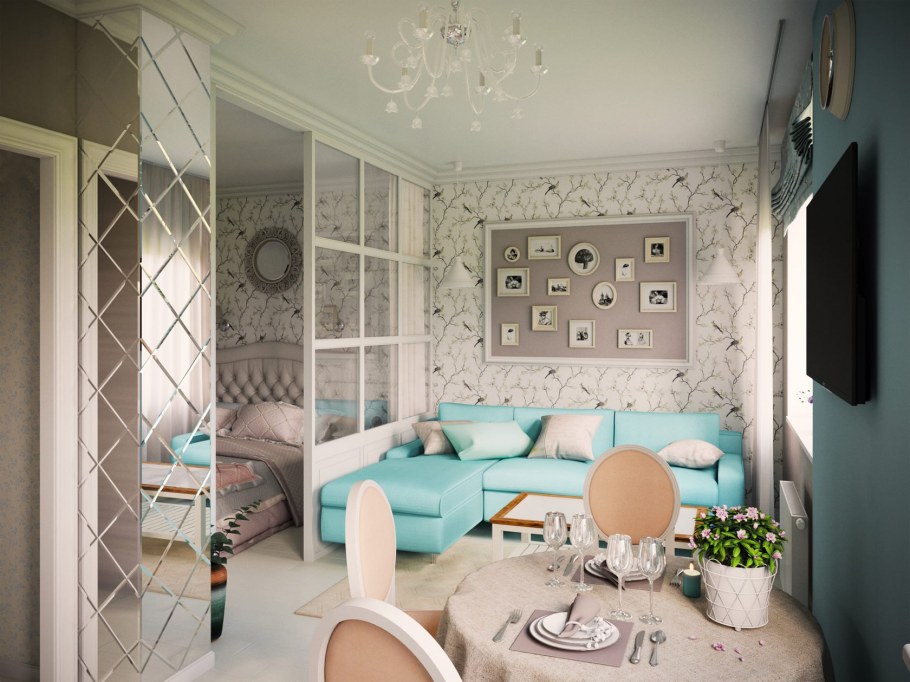 Интерьер квартиры однушки