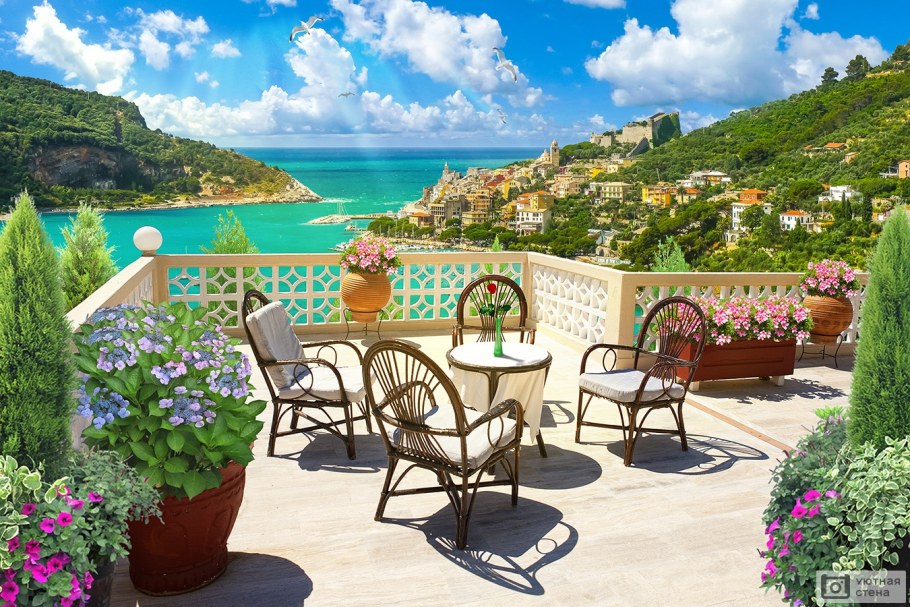 Вид на море с террасы