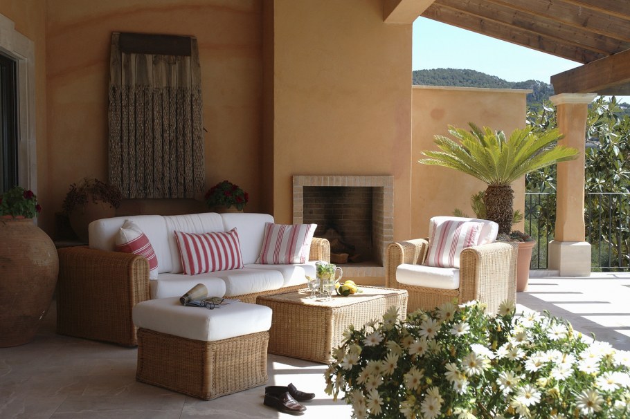 Средиземноморская терракота интерьер