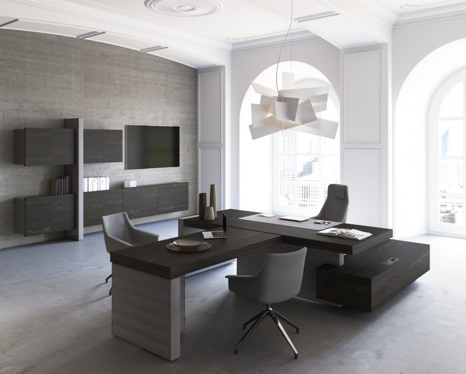 Сочетание цветов в интерьере кабинета