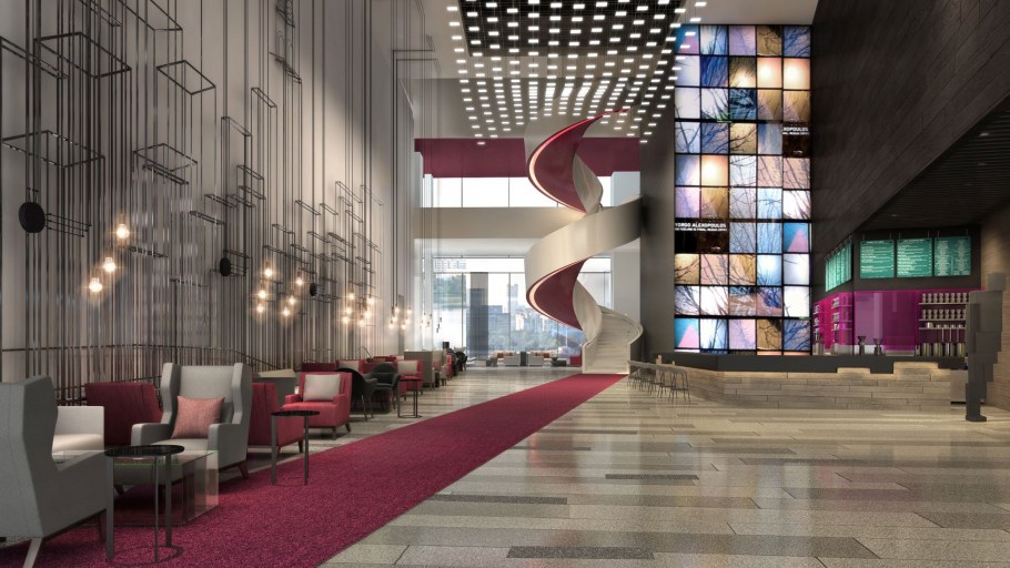 Интерьер фойе общественного здания