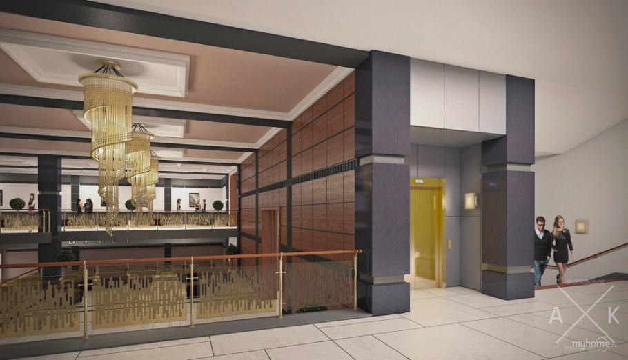 Интерьер фойе театра