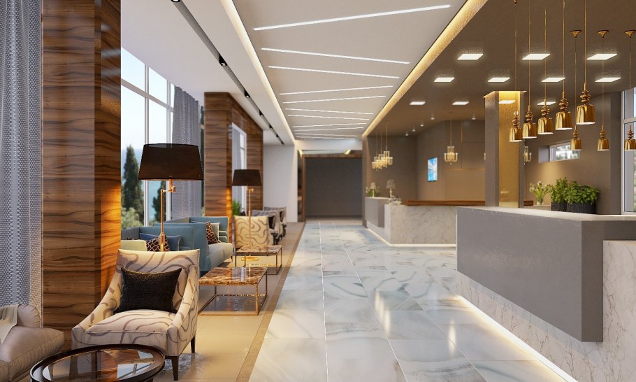 Интерьер общественного помещения