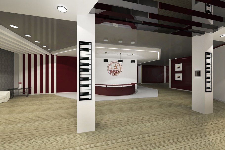 Входная зона школы