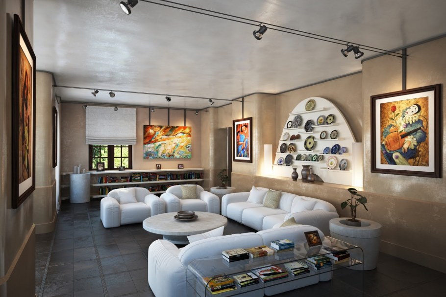 Необычная гостиная