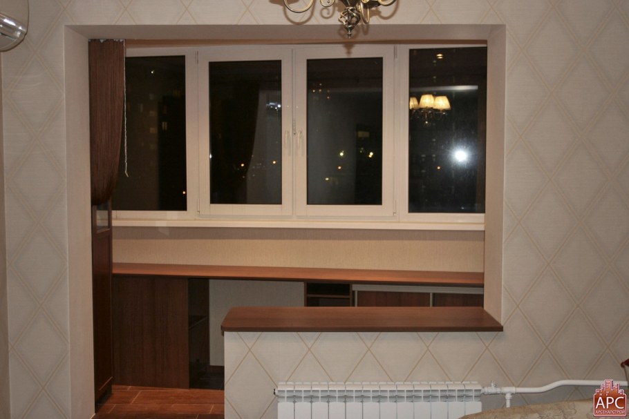 Столешница кухня балкон