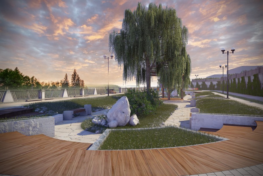 Территории реновации речного порта Казань