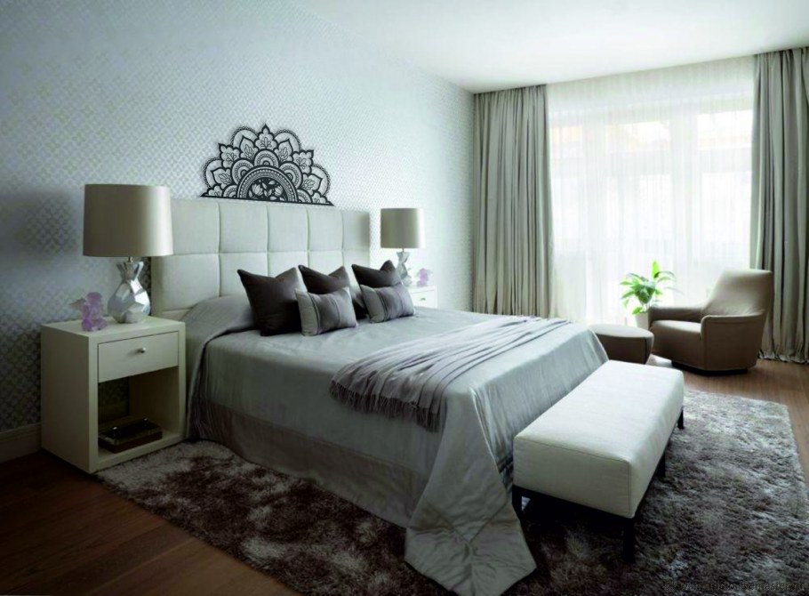 Современный ковер в спальню