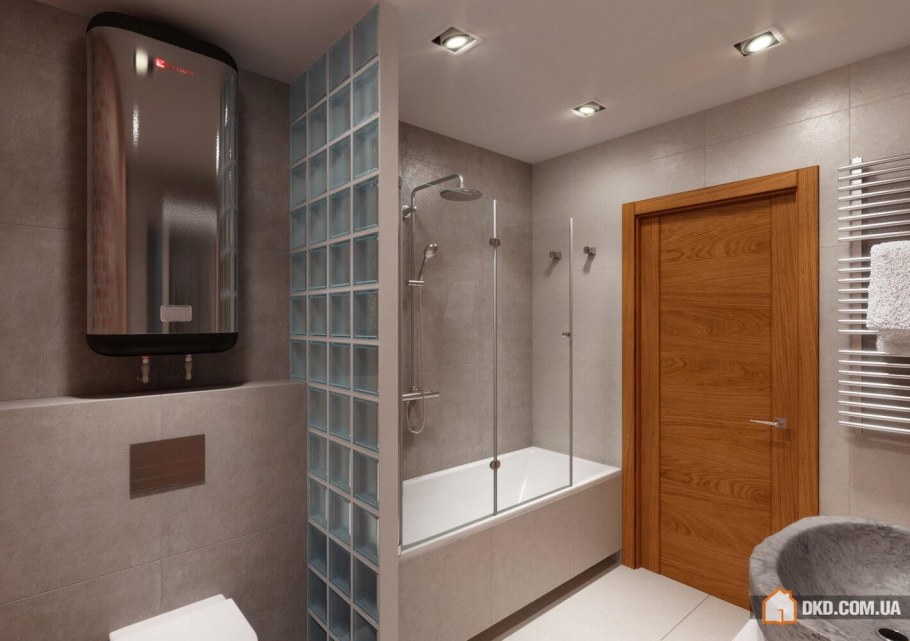 Ванная с перегородкой