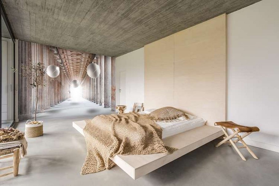 Гостиная в серебристых тонах