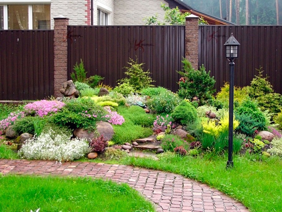 Скандинавский сад Front Yard