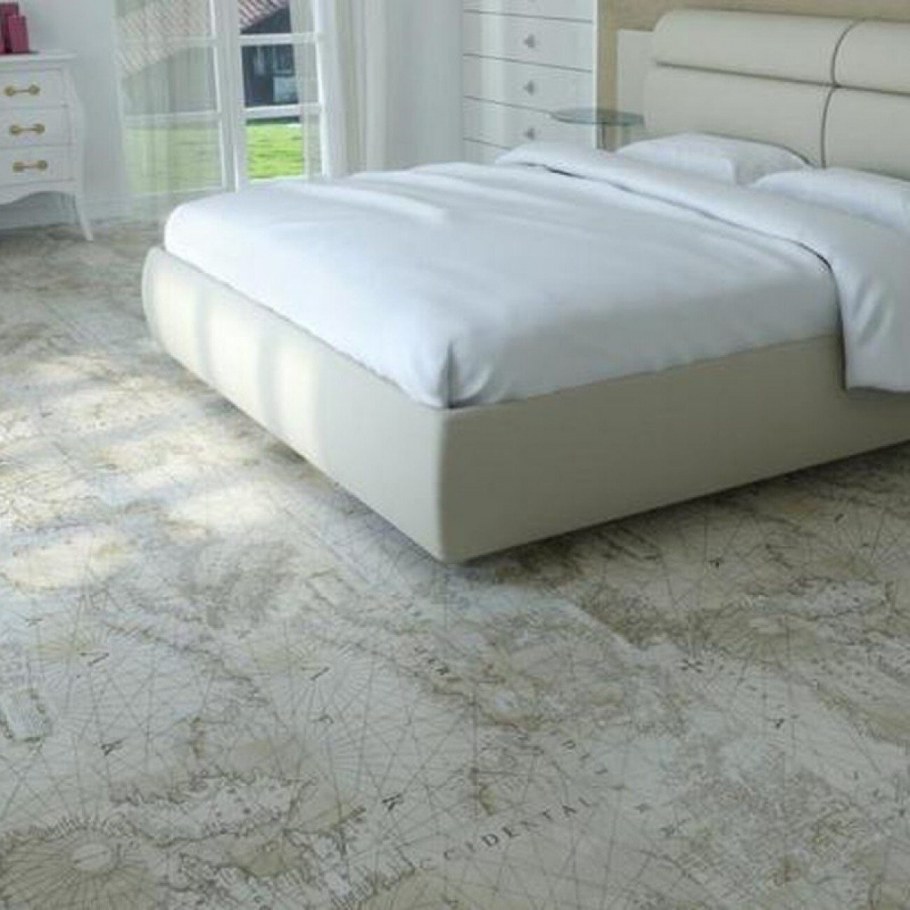 Пробковый пол серый