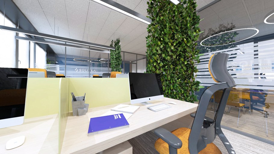 Современный офис open Space