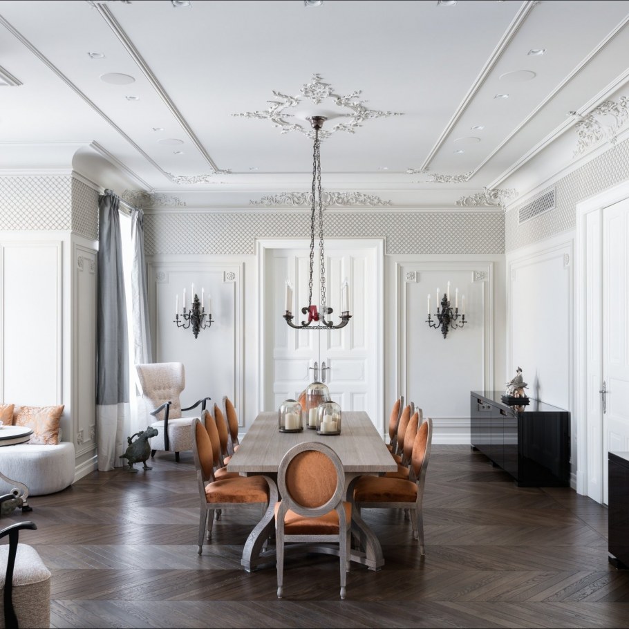 Полиуретановая лепнина в интерьере