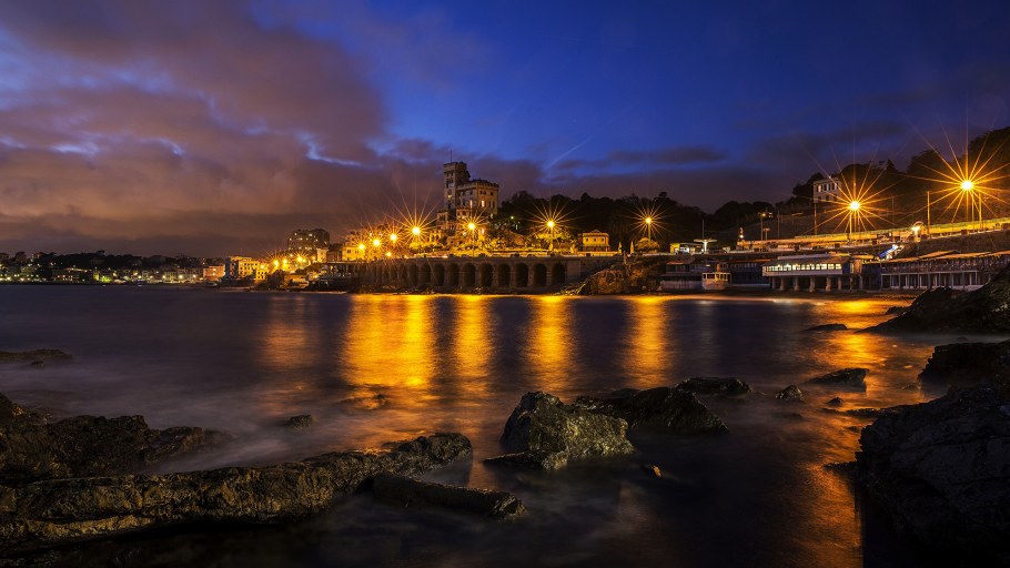 Ночной Адлер мост