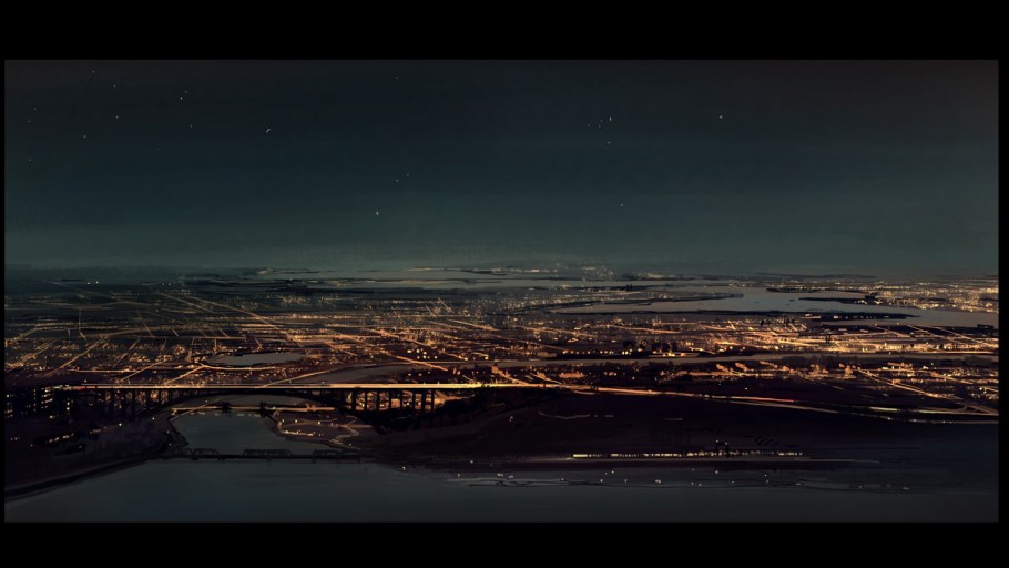 Звездное небо над городом