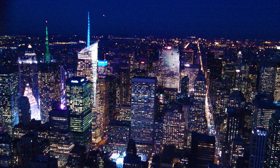 Нью-Йорк ночной Okno