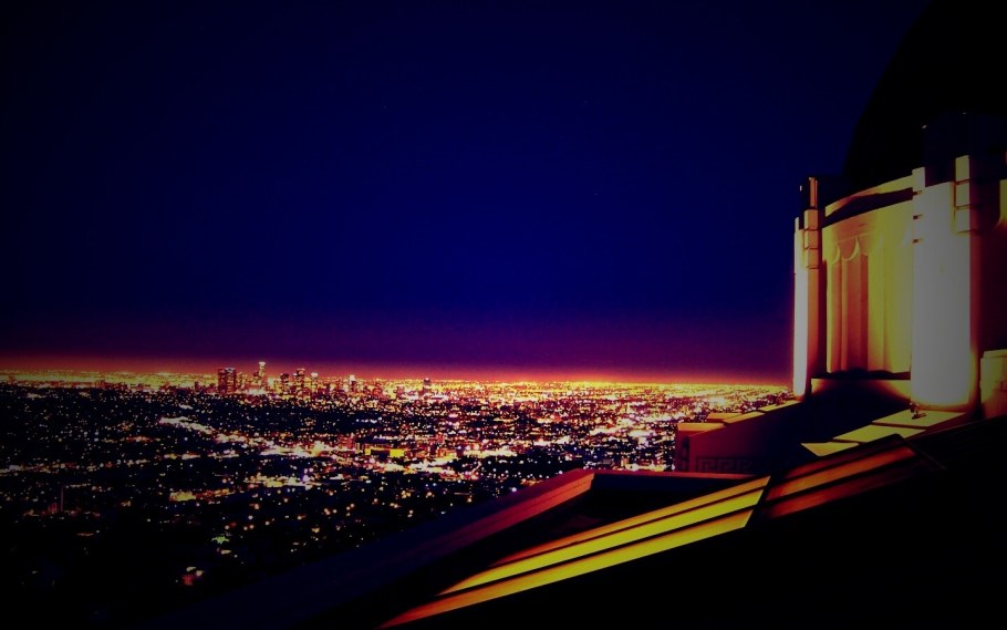 Вид с крыши ночью 1920 на 1080