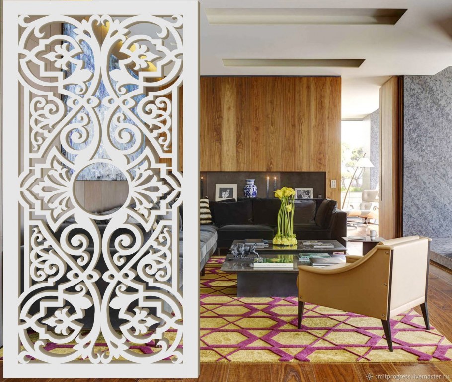 Ширма резная