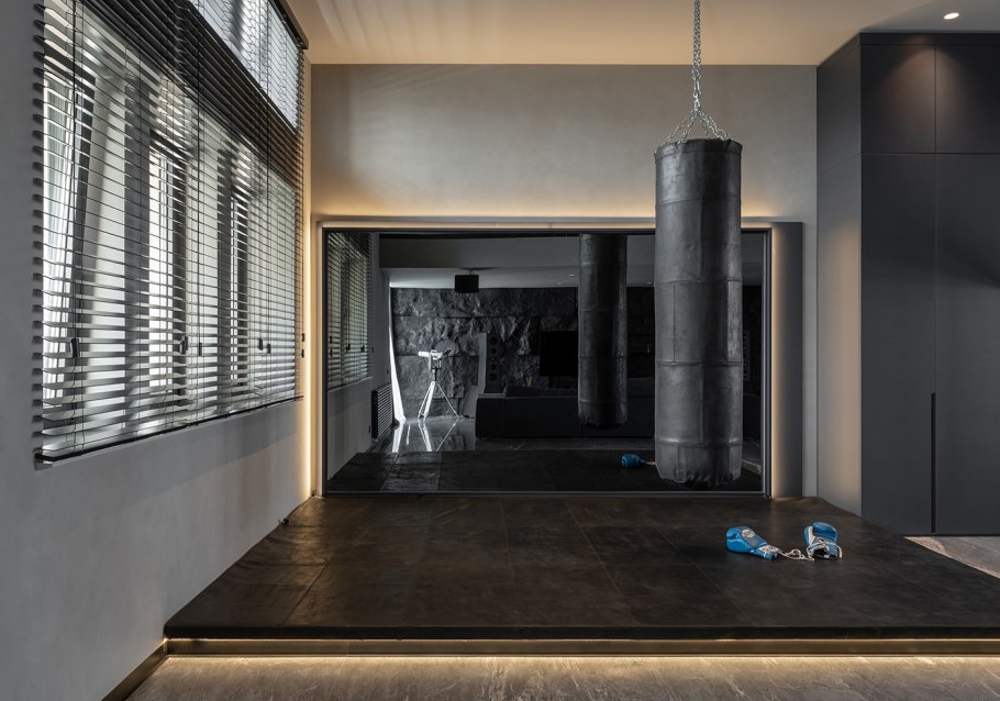 Баня в стиле брутализм