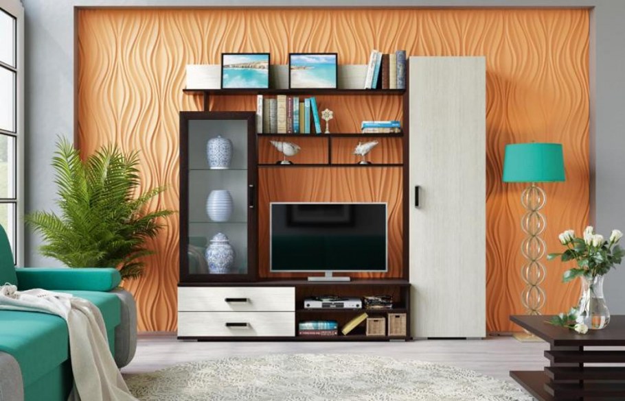 Стенка Олимп венге+дуб