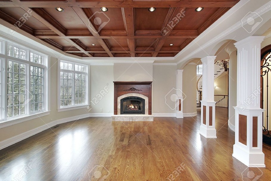 Потолки в коттедже