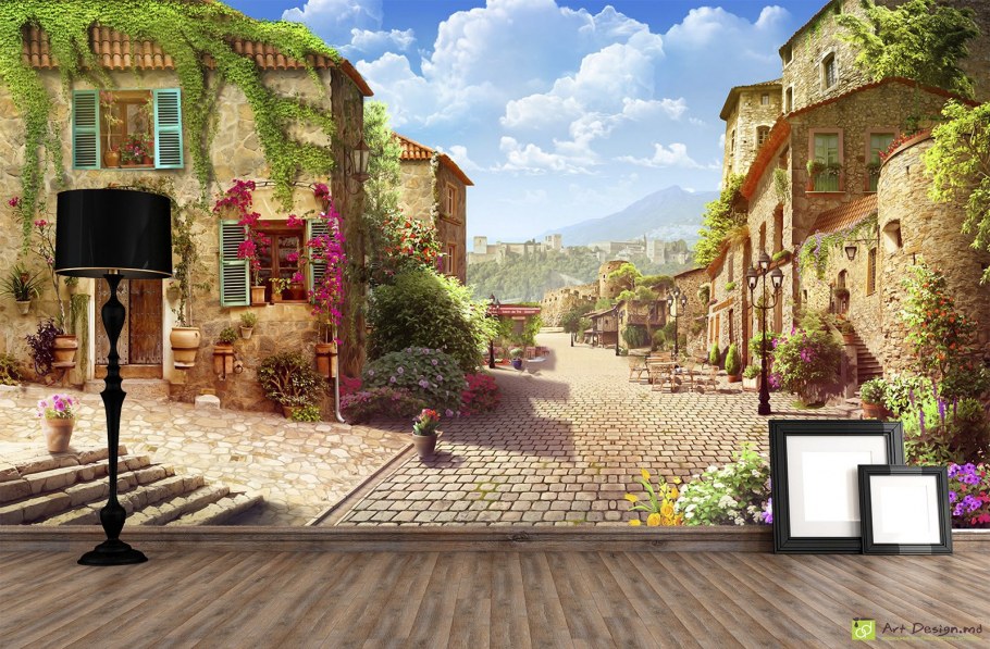 Фотообои улица в Провансе