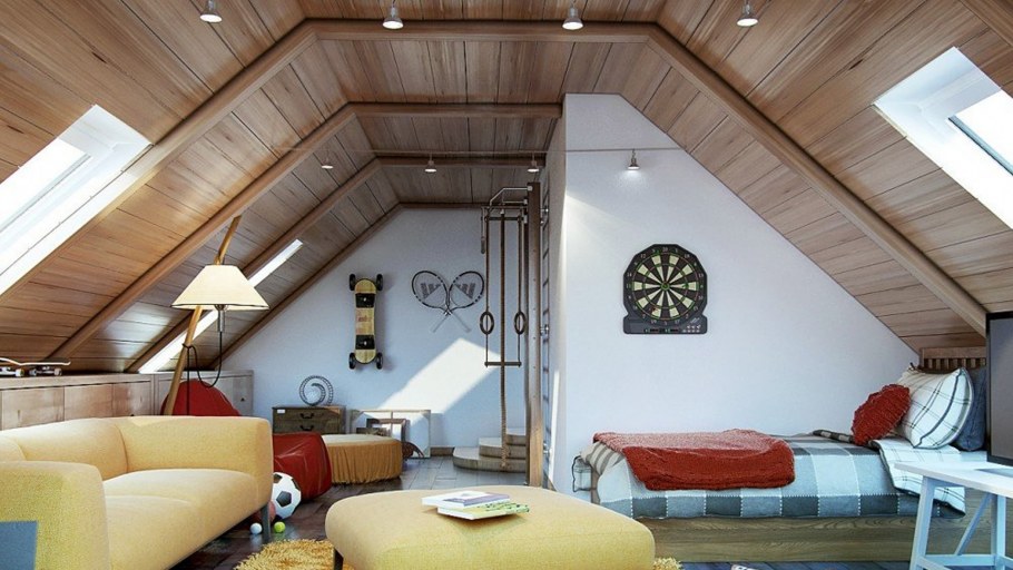 Мансарда в стиле Прованс