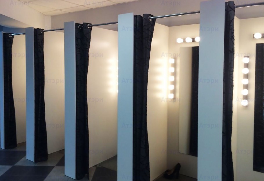 Кабина примерочная 1200х1200х2200 мм St-pk XXL