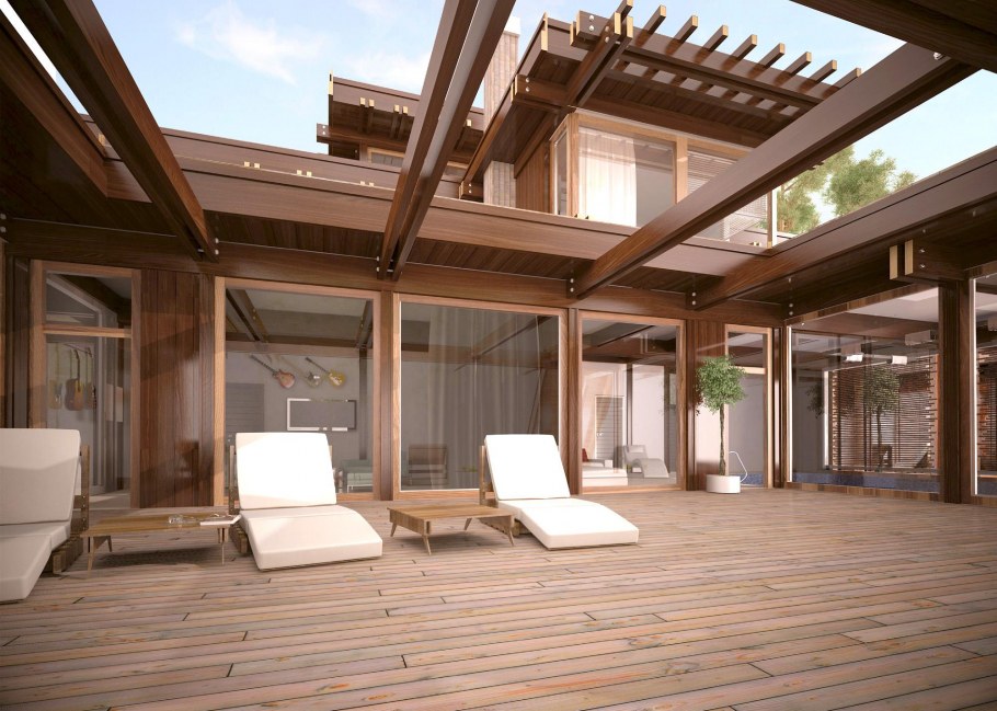 Итальянский фахверк Пагано