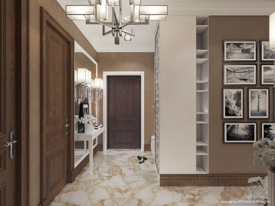 Серые стены белый плинтус