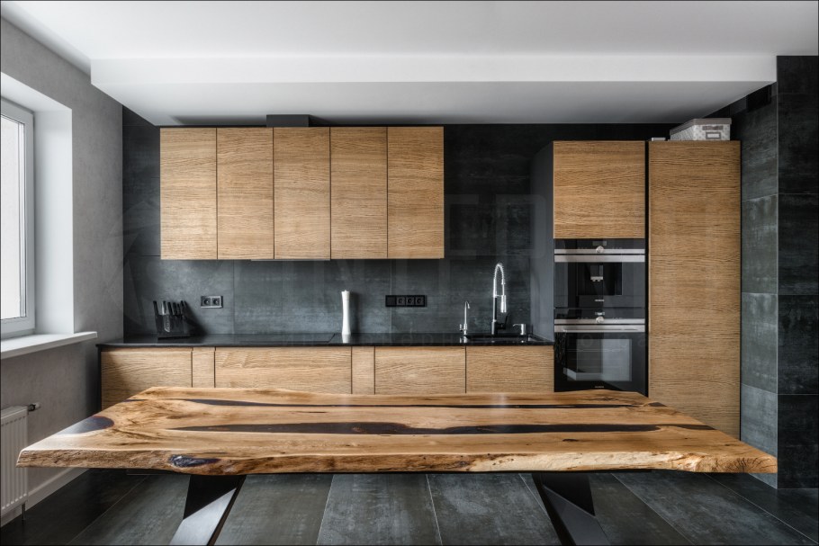 Кухни лофт фасад Cleaf