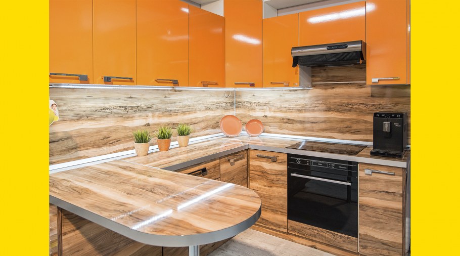 Столешница Вардек индийское дерево глянец