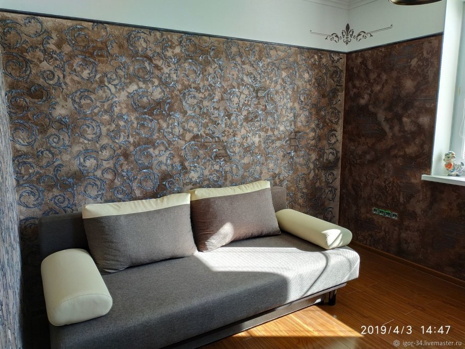 Фактурное покрытие стен