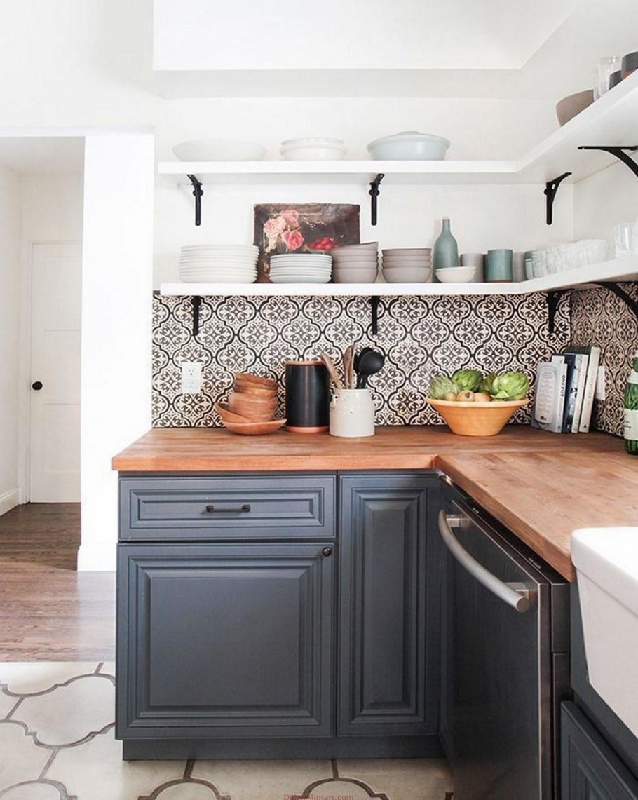 Серая кухня Хай тек