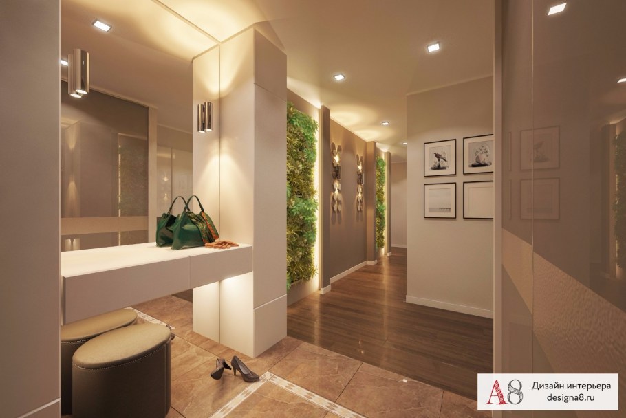 Очень узкая прихожая