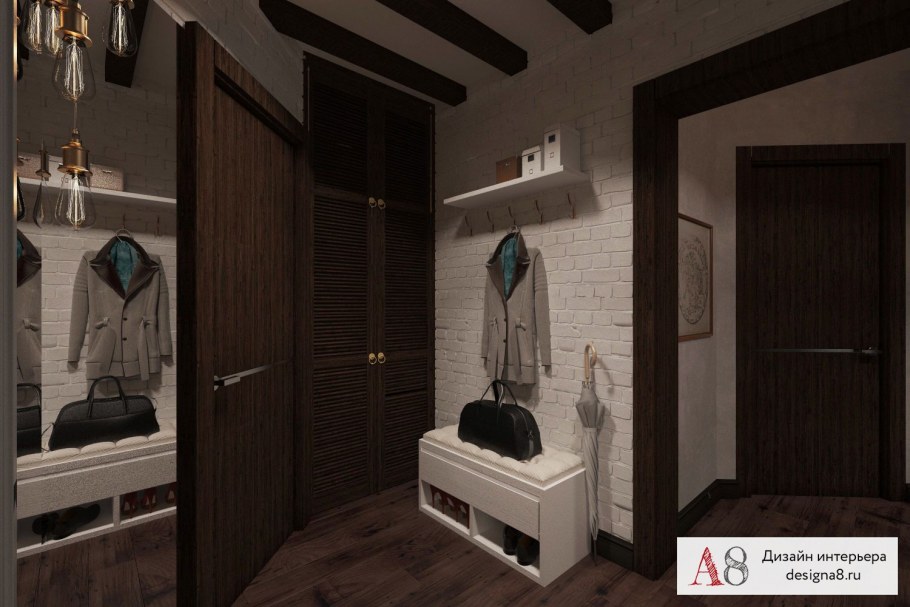 Коридор в двушке п 44