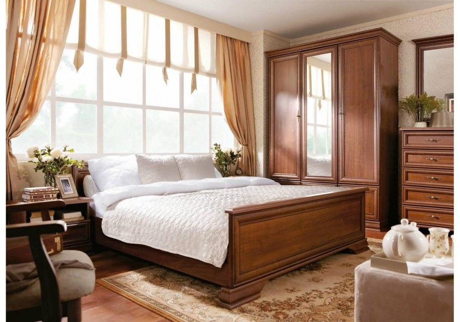 Кровать Кентаки каштан БРВ