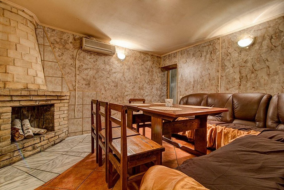 Декоративная штукатурка в сауне