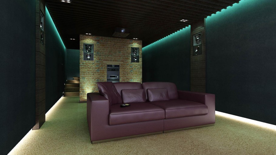 Кирпич и штукатурка в интерьере