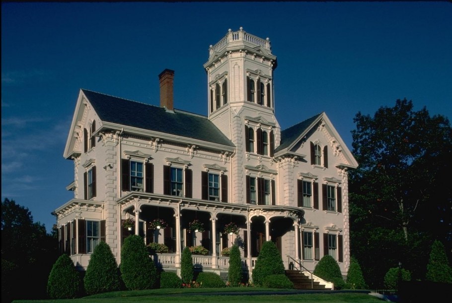 Здания в викторианском стиле в Англии