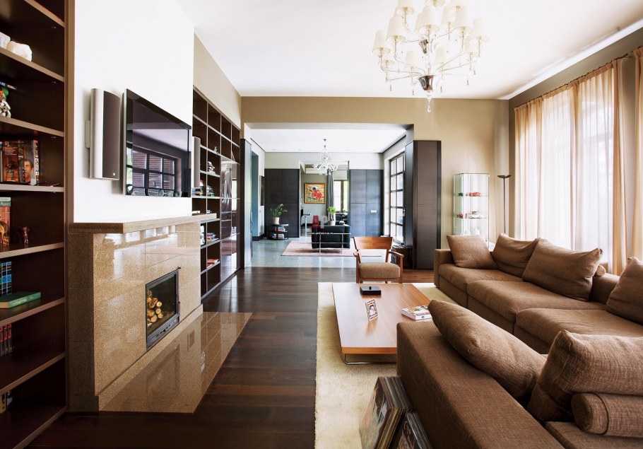 Коричневая гостиная