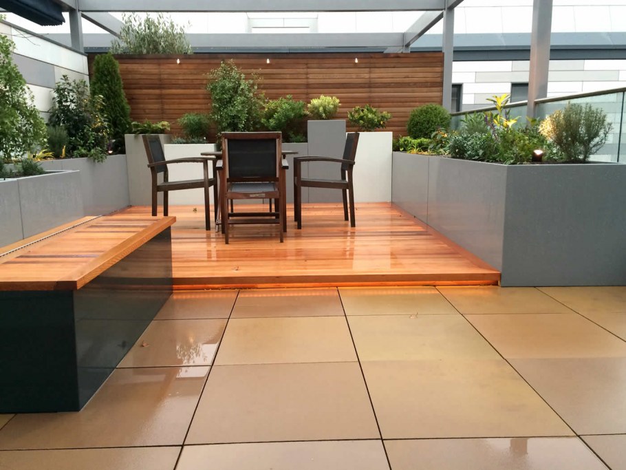 Пол на веранде