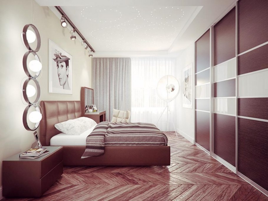 Спальня из гардеробной
